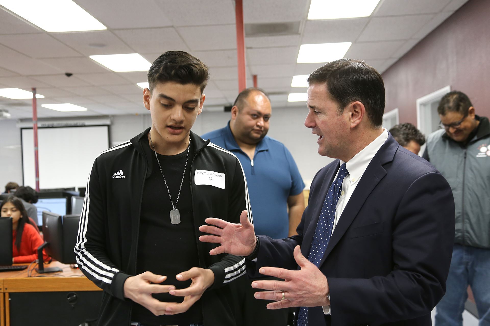 Governor Ducey Visits Desert View